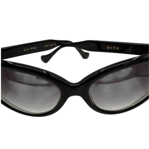 DITA Eclipse Classic Black Cat Eye Sunglasses Gradient Non-Polarized 100% UV - Picture 7 of 11